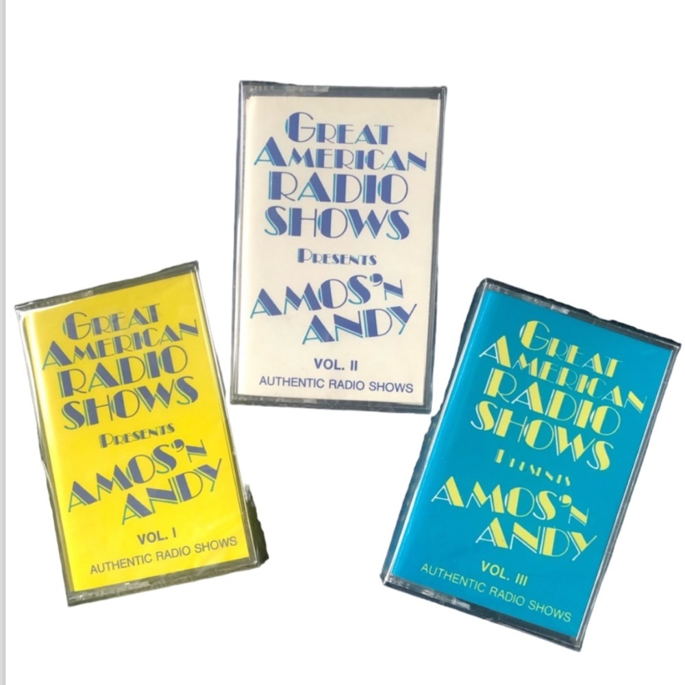 GREAT AMERICAN RADIOS AMOUS’N ANDY 3 CASSETTE SET